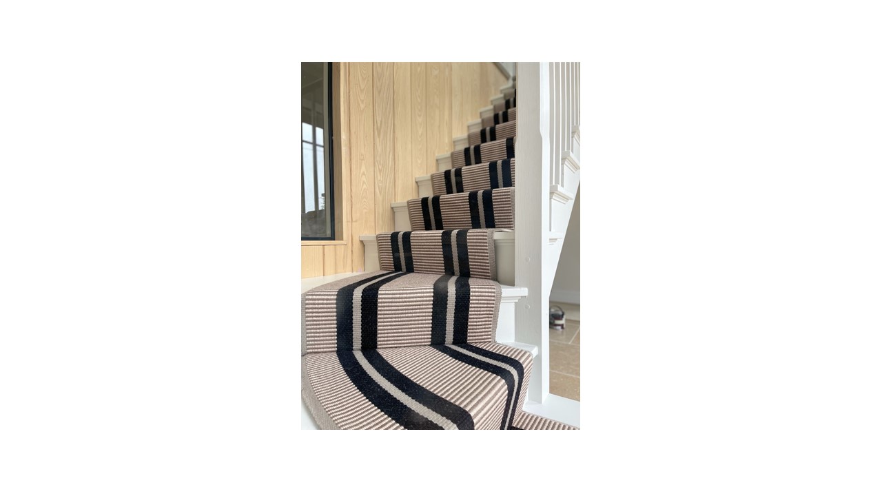 Flat weave wool stair on sale runner