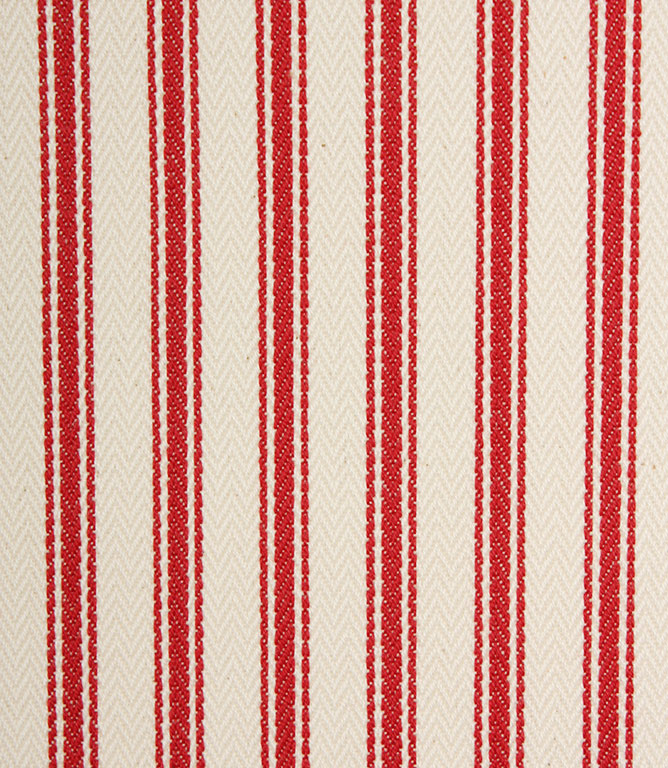 Ticking Stripe - Red