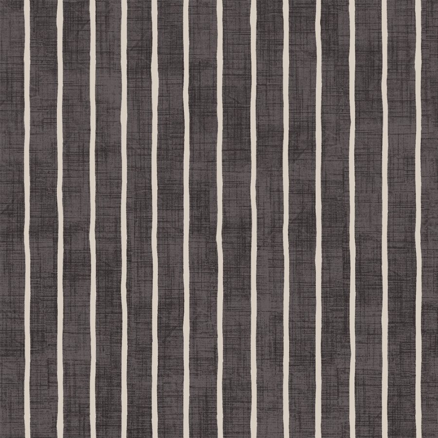 Pencil Stripe - Ebony