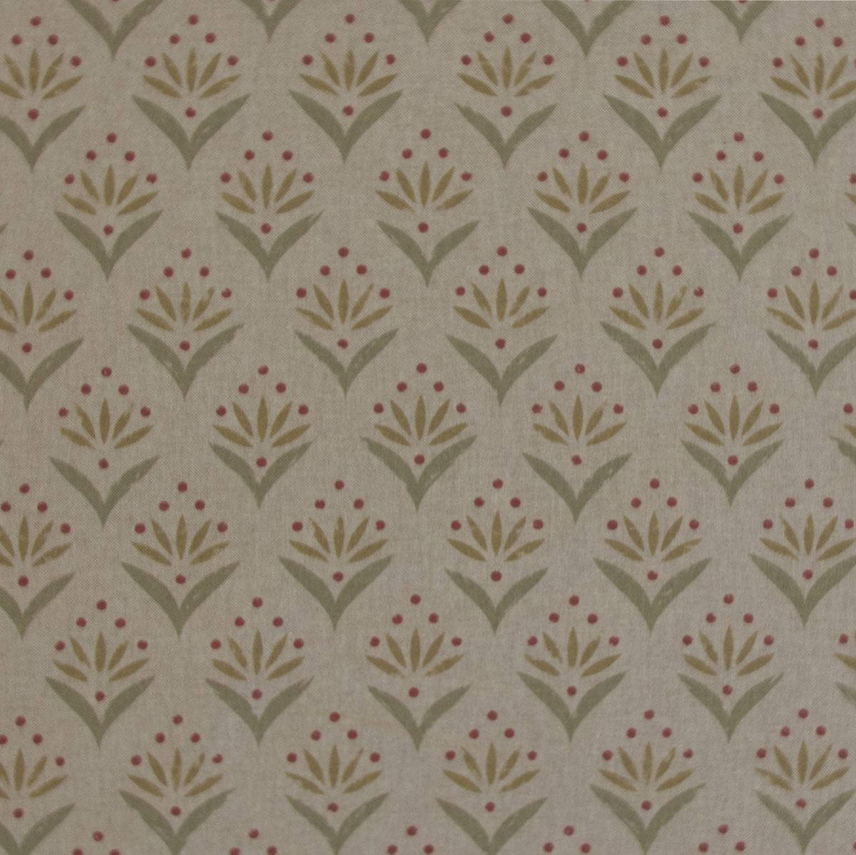 Spray - Green on Linen