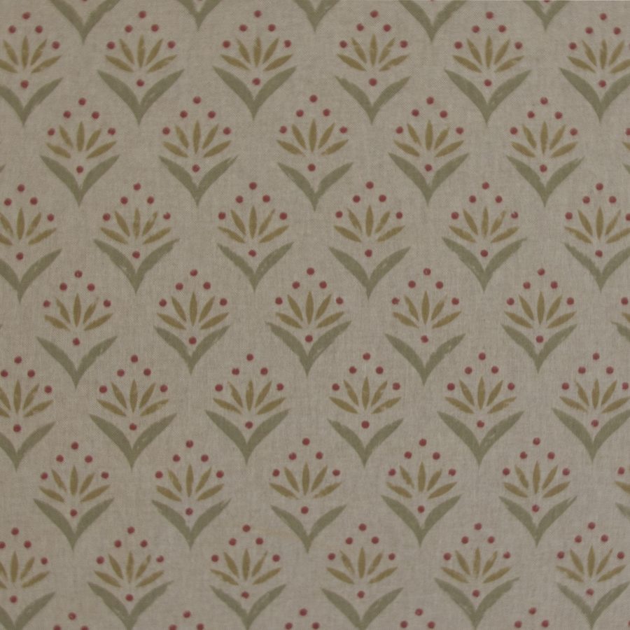 Spray - Green on Linen