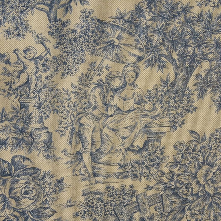 Toile Marine- Linen Look 1