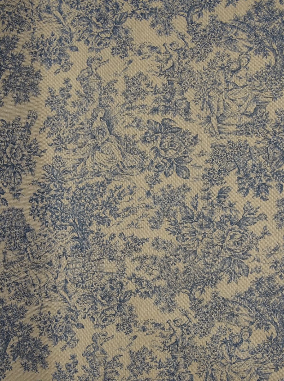 Toile Marine- Linen Look 2
