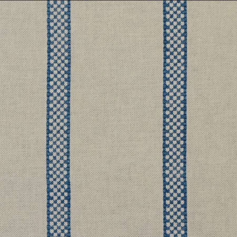 Malvern Stripe - Indigo on White