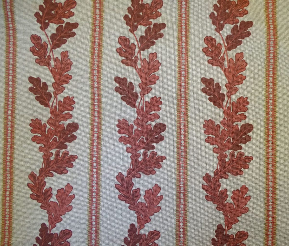 Oakleaf Stripe - Soft Red 1