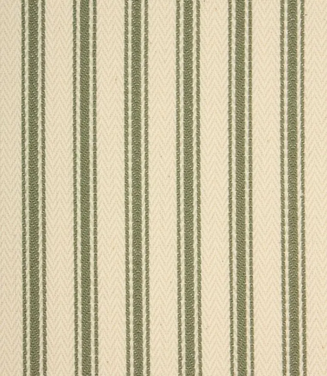 Ticking Stripe - Sage 10